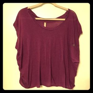 Oversized purple T from Free People